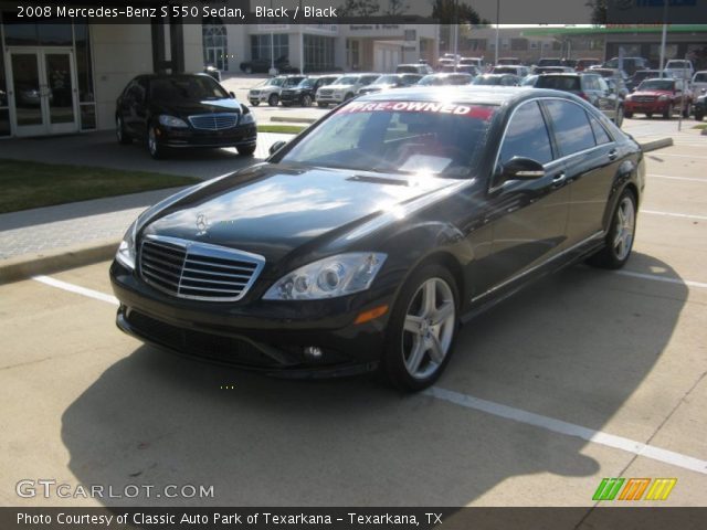 2008 Mercedes-Benz S 550 Sedan in Black