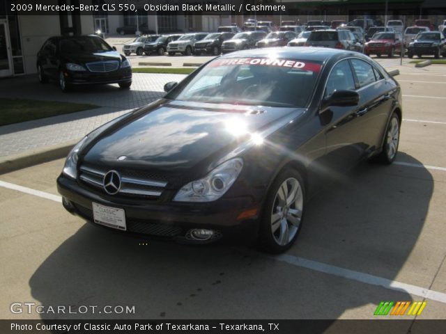 2009 Mercedes-Benz CLS 550 in Obsidian Black Metallic