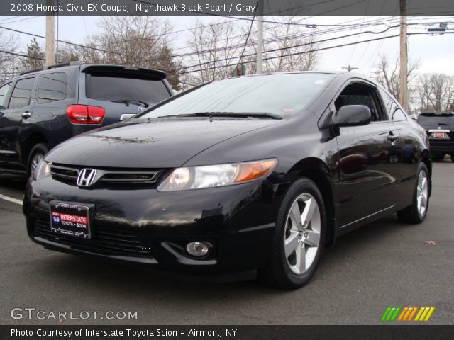 2008 Honda Civic EX Coupe in Nighthawk Black Pearl