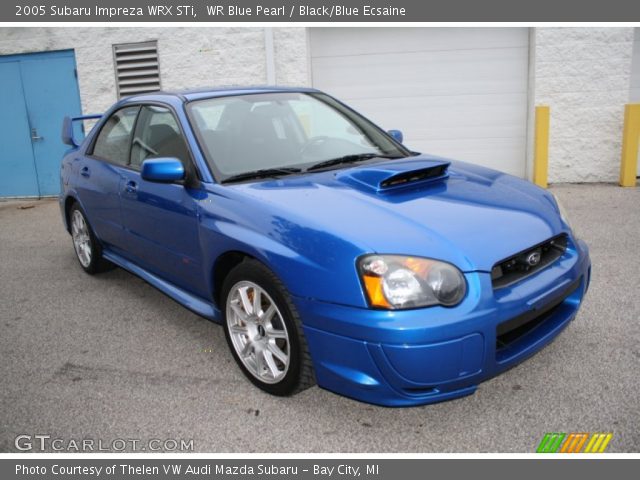 2005 Subaru Impreza WRX STi in WR Blue Pearl