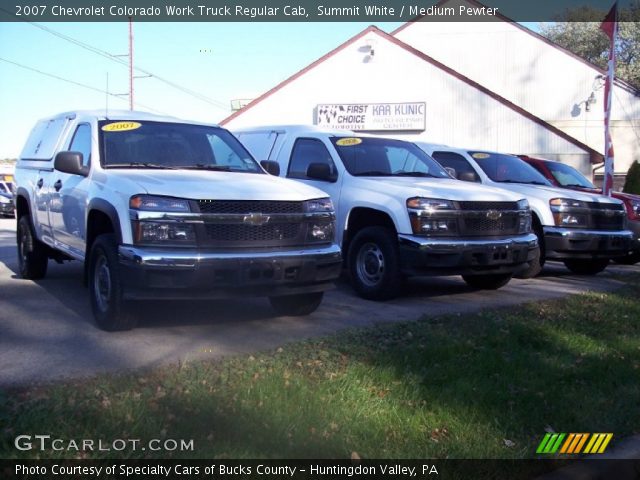 2007 Chevrolet Colorado Work Truck Regular Cab in Summit White