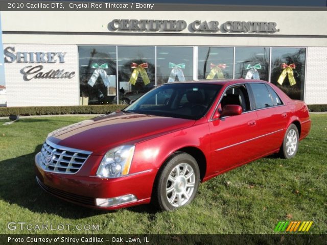 2010 Cadillac DTS  in Crystal Red Tintcoat