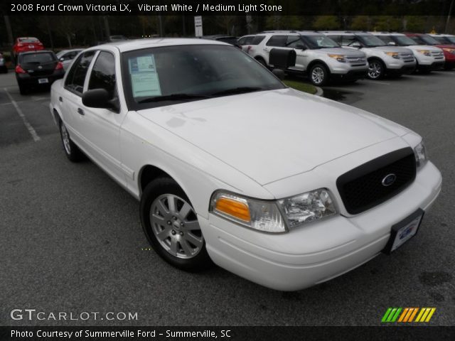 2008 Ford Crown Victoria LX in Vibrant White