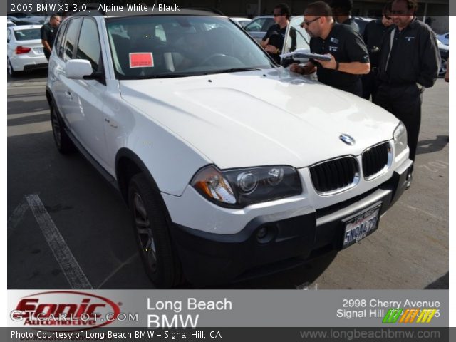 2005 BMW X3 3.0i in Alpine White