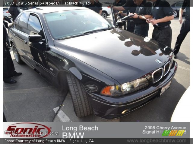 2003 BMW 5 Series 540i Sedan in Jet Black