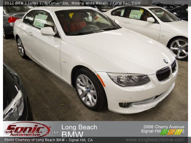 2012 BMW 3 Series 328i Convertible in Mineral White Metallic