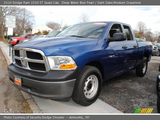 2010 Dodge Ram 1500 ST Quad Cab in Deep Water Blue Pearl