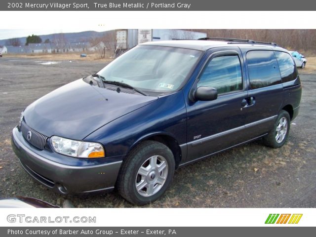 2002 Mercury Villager Sport in True Blue Metallic