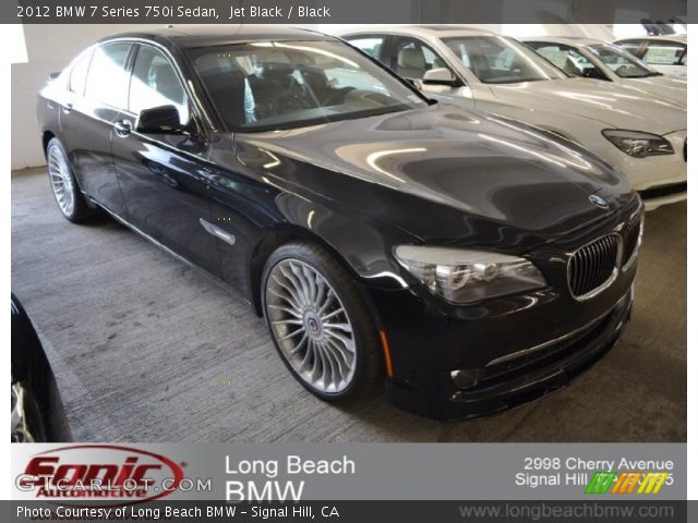 2012 BMW 7 Series 750i Sedan in Jet Black