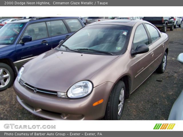 2000 Dodge Neon Highline in Cinnamon Glaze Metallic