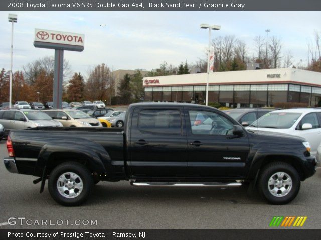 2008 Toyota Tacoma V6 SR5 Double Cab 4x4 in Black Sand Pearl