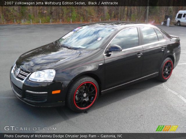 2007 Volkswagen Jetta Wolfsburg Edition Sedan in Black