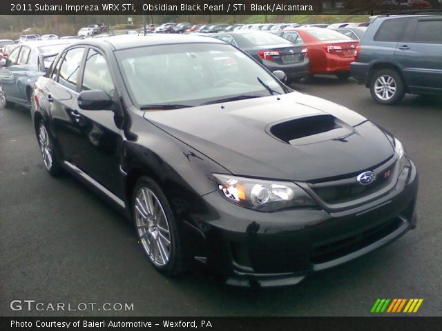 2011 Subaru Impreza WRX STi in Obsidian Black Pearl