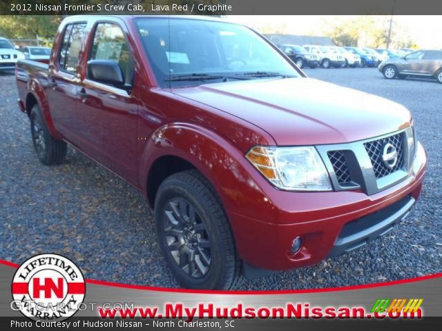 2012 Nissan Frontier S Crew Cab in Lava Red