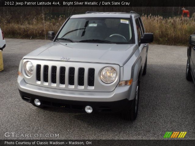 2012 Jeep Patriot Latitude 4x4 in Bright Silver Metallic