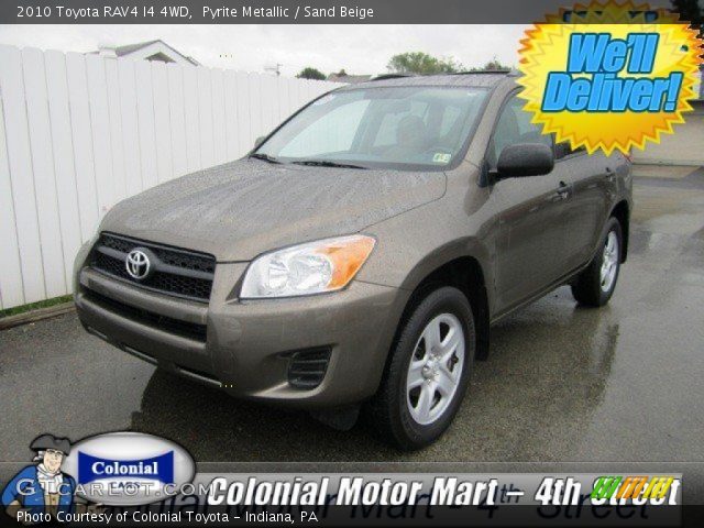 2010 Toyota RAV4 I4 4WD in Pyrite Metallic