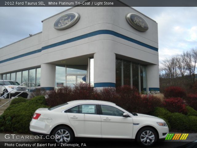2012 Ford Taurus SEL in White Platinum Tri-Coat
