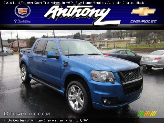 2010 Ford Explorer Sport Trac Adrenalin AWD in Blue Flame Metallic