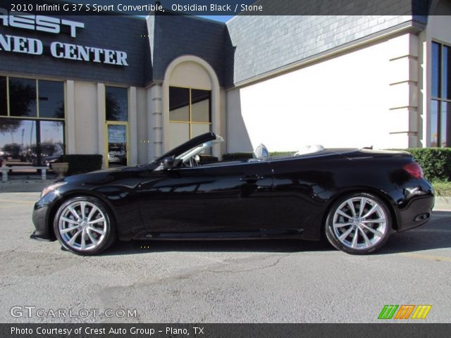 2010 Infiniti G 37 S Sport Convertible in Obsidian Black