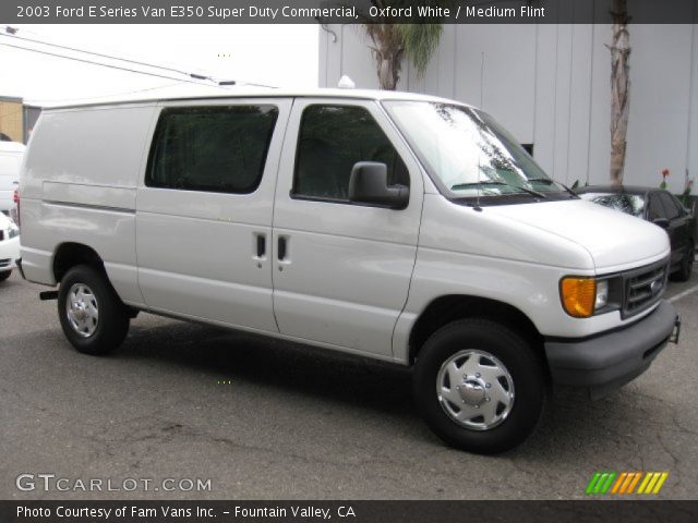 2003 Ford E Series Van E350 Super Duty Commercial in Oxford White
