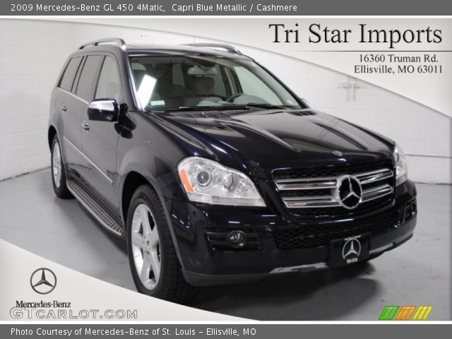 2009 Mercedes-Benz GL 450 4Matic in Capri Blue Metallic