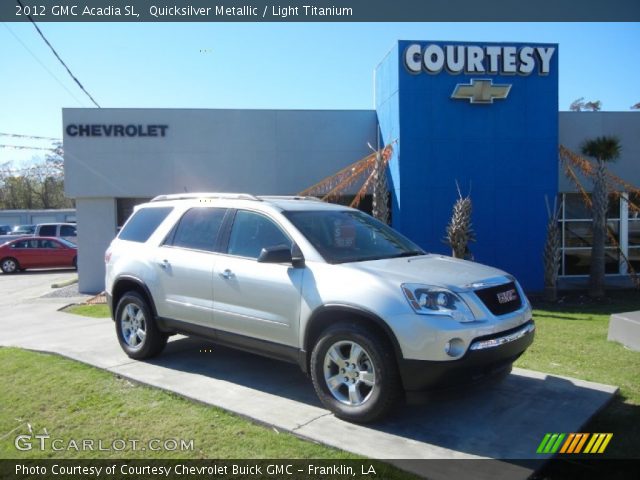 2012 GMC Acadia SL in Quicksilver Metallic