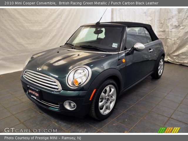 2010 Mini Cooper Convertible in British Racing Green Metallic