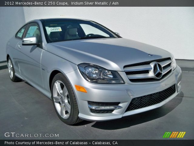 2012 Mercedes-Benz C 250 Coupe in Iridium Silver Metallic