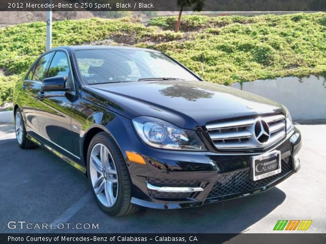 2012 Mercedes-Benz C 250 Sport in Black