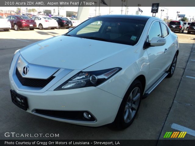 2010 Acura ZDX AWD in Aspen White Pearl