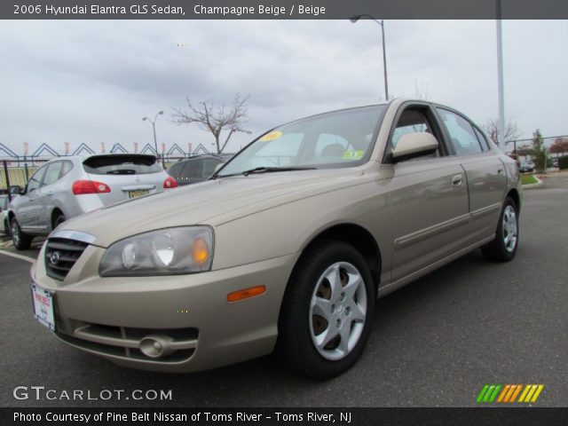 2006 Hyundai Elantra GLS Sedan in Champagne Beige