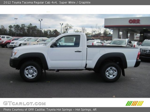 2012 Toyota Tacoma Regular Cab 4x4 in Super White