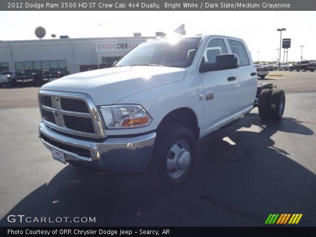 2012 Dodge Ram 3500 HD ST Crew Cab 4x4 Dually in Bright White