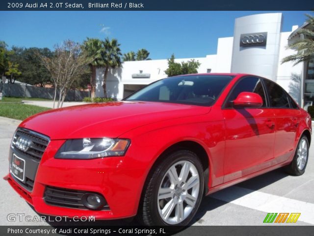 2009 Audi A4 2.0T Sedan in Brilliant Red