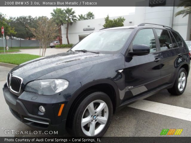 2008 BMW X5 3.0si in Monaco Blue Metallic