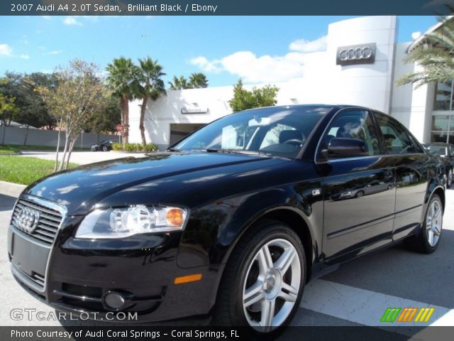 2007 Audi A4 2.0T Sedan in Brilliant Black