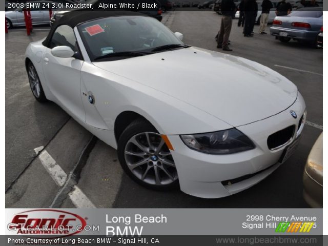 2008 BMW Z4 3.0i Roadster in Alpine White