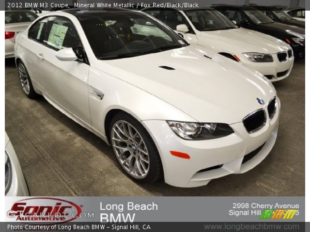 2012 BMW M3 Coupe in Mineral White Metallic