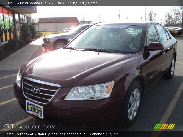 2009 Hyundai Sonata GLS V6 in Dark Cherry Red