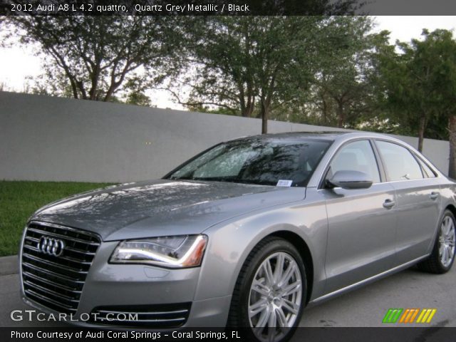 2012 Audi A8 L 4.2 quattro in Quartz Grey Metallic