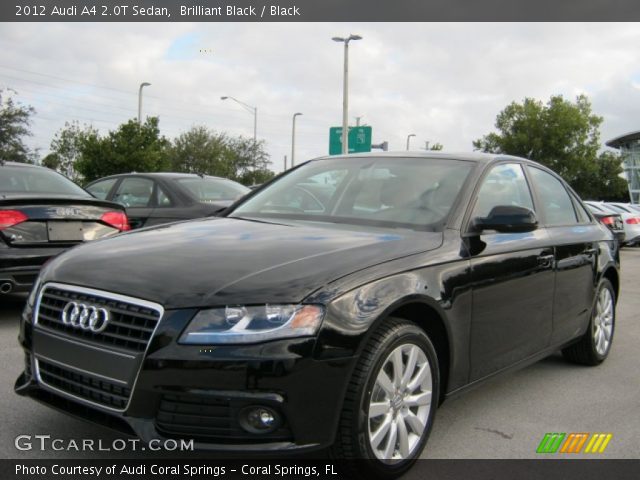 2012 Audi A4 2.0T Sedan in Brilliant Black