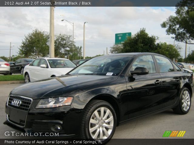 2012 Audi A4 2.0T Sedan in Brilliant Black