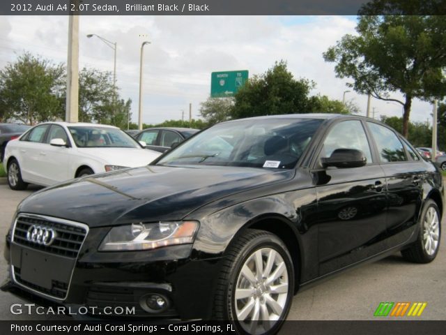 2012 Audi A4 2.0T Sedan in Brilliant Black