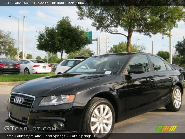 2012 Audi A4 2.0T Sedan in Brilliant Black