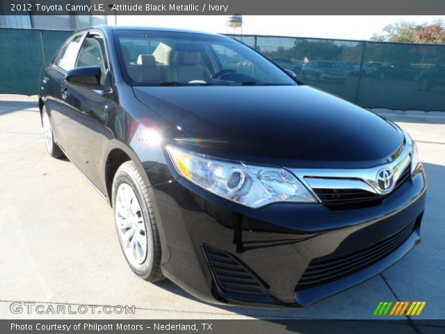 2012 Toyota Camry LE in Attitude Black Metallic
