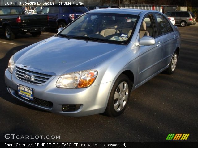 2007 Kia Spectra EX Sedan in Ice Blue