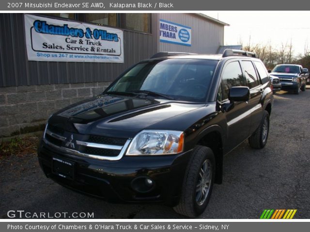 2007 Mitsubishi Endeavor SE AWD in Kalapana Black