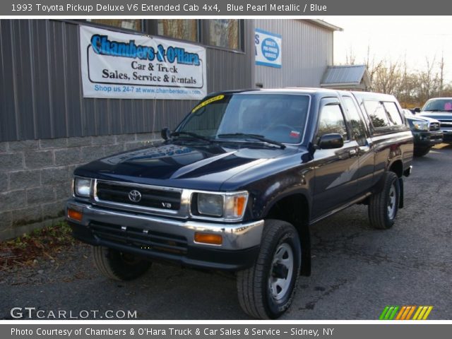 1993 Toyota Pickup Deluxe V6 Extended Cab 4x4 in Blue Pearl Metallic