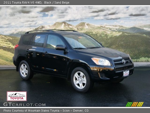 2011 Toyota RAV4 V6 4WD in Black