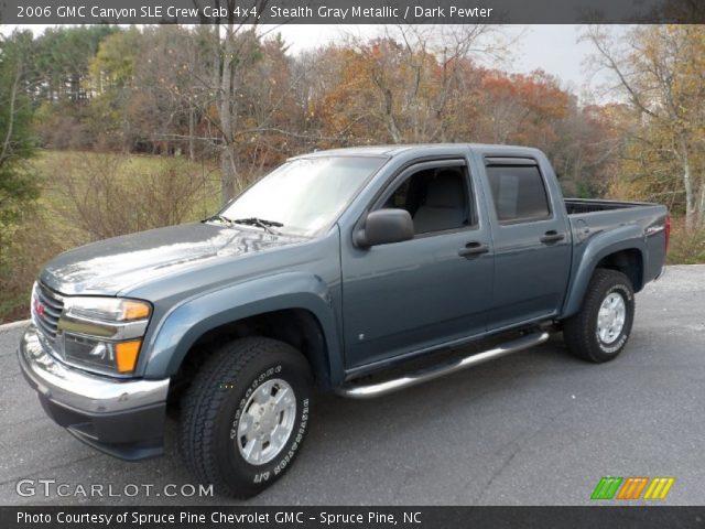 2006 GMC Canyon SLE Crew Cab 4x4 in Stealth Gray Metallic